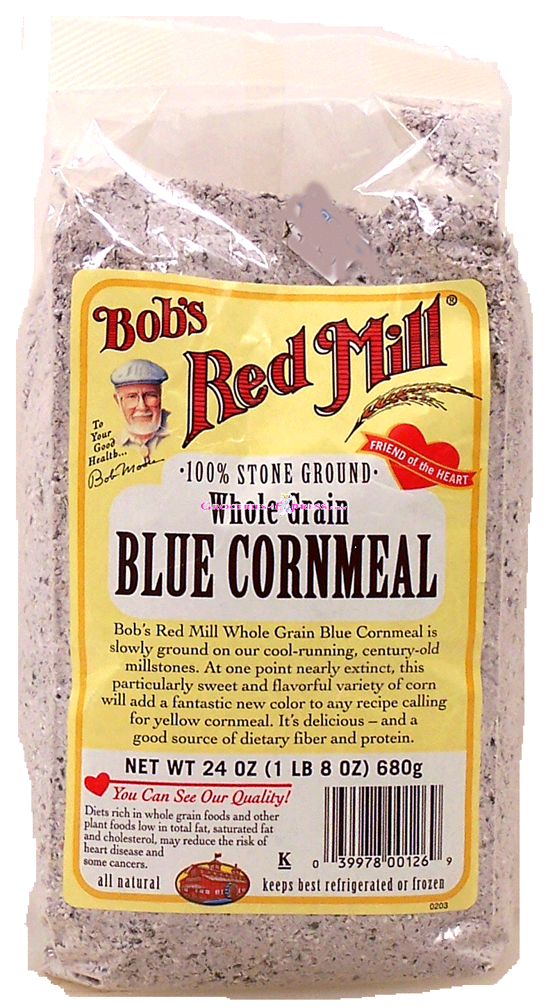 Bob's Red Mill&nbsp;&nbsp;blue corn meal, 100% stone ground whole grain Full-Size Picture